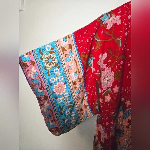 Free People FP To Love Boho Chic Festival Hippie Beachy Maxi Dress, Size Large - Picture 2 of 4